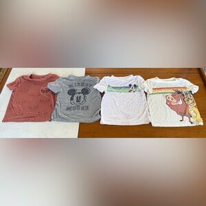 Little sleepies Disney Mickey shirt lot 12-18 month black onesie